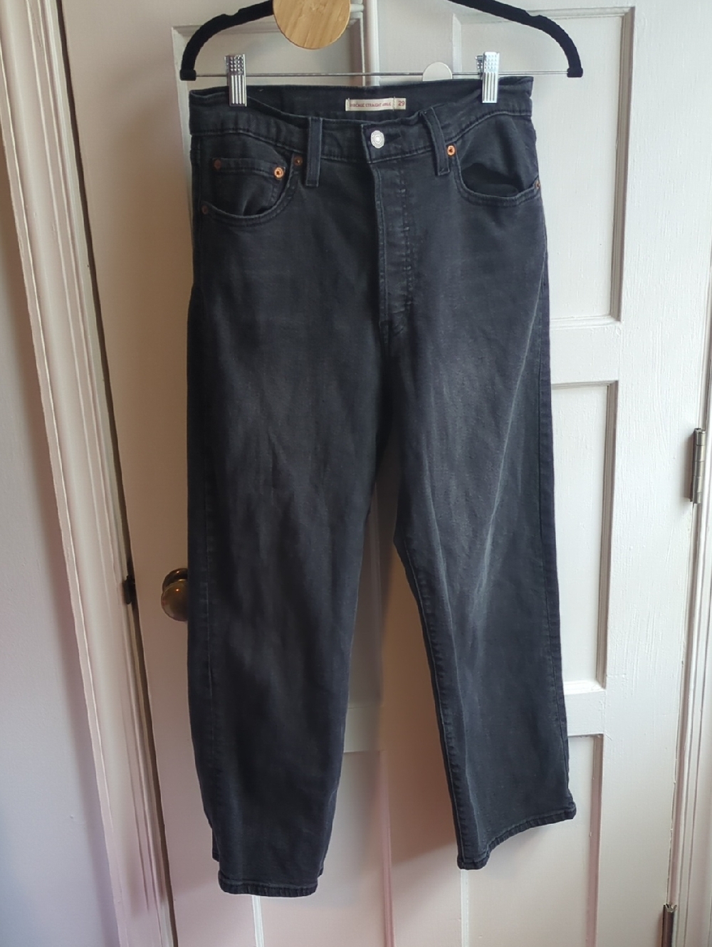 Levi's Black Straight Leg Women's Jeans